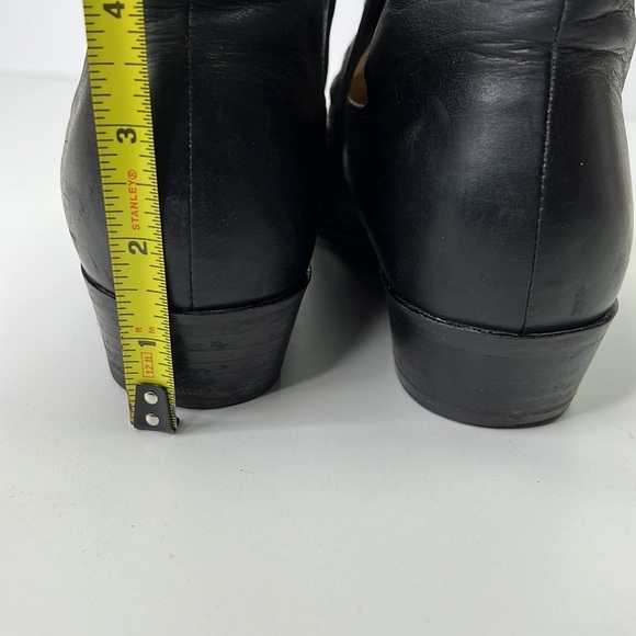 Geox black leather ankle bootie with  sparkle - Picture 6 of 10